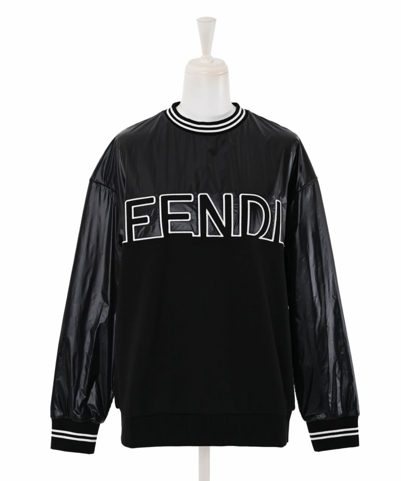 国内正規品　FENDI スウェット スウェットシャツ コットン ブラック | Fendi