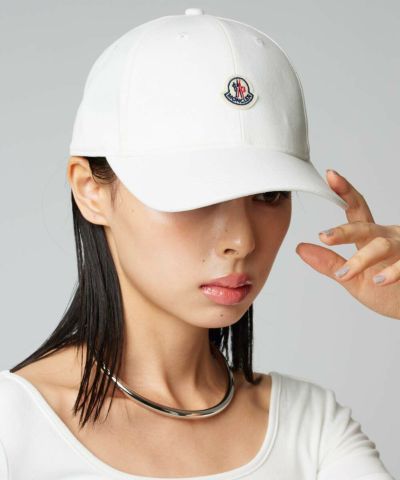 【☆高級モデル】モンクレール ☆上品デザイン☆刺繍ロゴ キャップ 帽子 MONCLER】モンクレール『ロゴ刺繍 キャップ sizeUNI