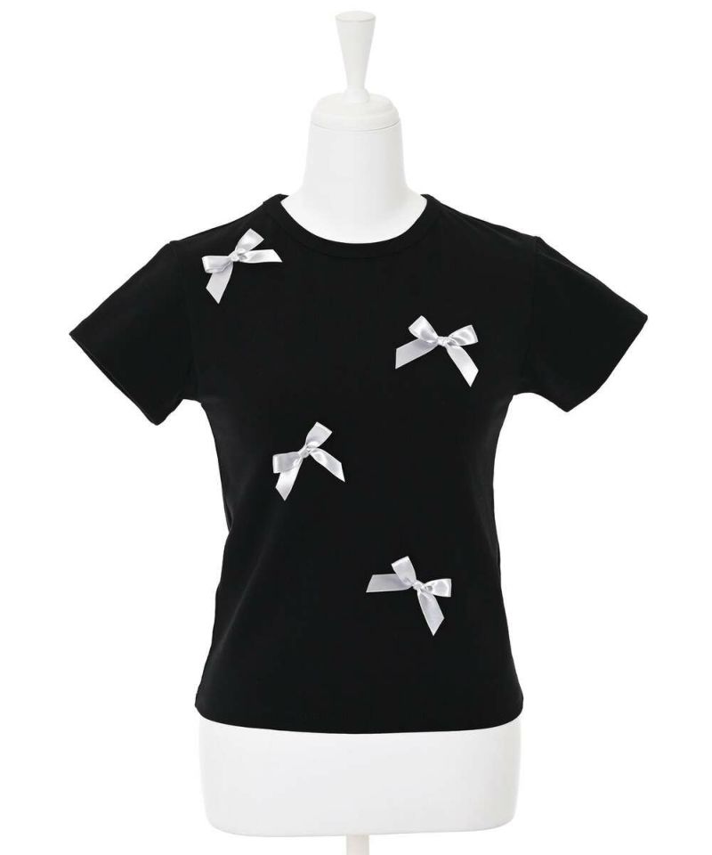 tシャツ 「Narcissus」リボンロングＴ レディース Narcissus tシャツ 「Narcissus」リボンロングTシャツ