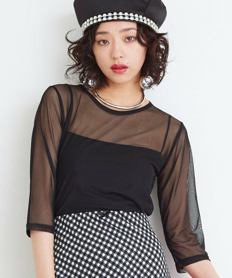 Narcissus - レース♡チュール♡トップス チュールトップス | Narcissus WEB STORE