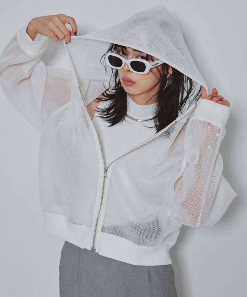 メッシュフードパーカー | Narcissus WEB STORE