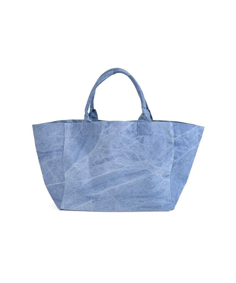 GANNI ブルー オーバーサイズ キャンバス トート GANNI ブルー オーバーサイズ キャンバス トート (Ganni/トート