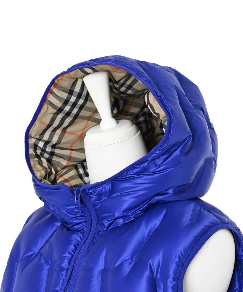 新品✨️ バーバリー ナイロン ポリウレタン ダウンベスト ブルー ティッシ期 ブルーダウンベスト | Narcissus WEB STORE