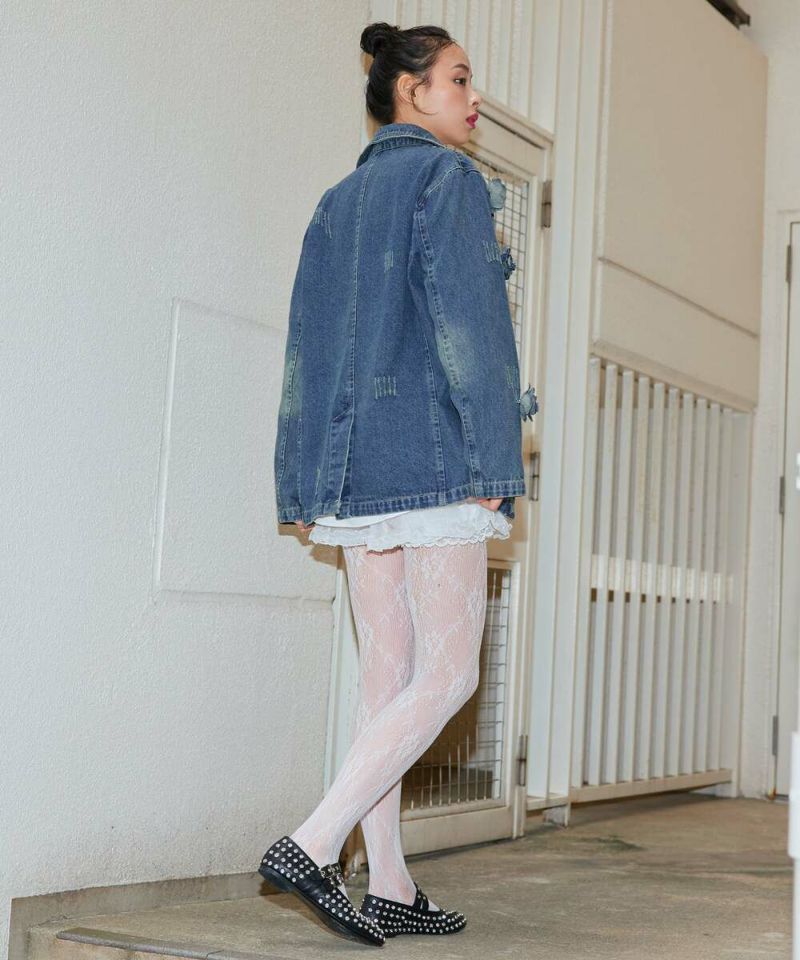 デニムフラワージャケット | Narcissus WEB STORE
