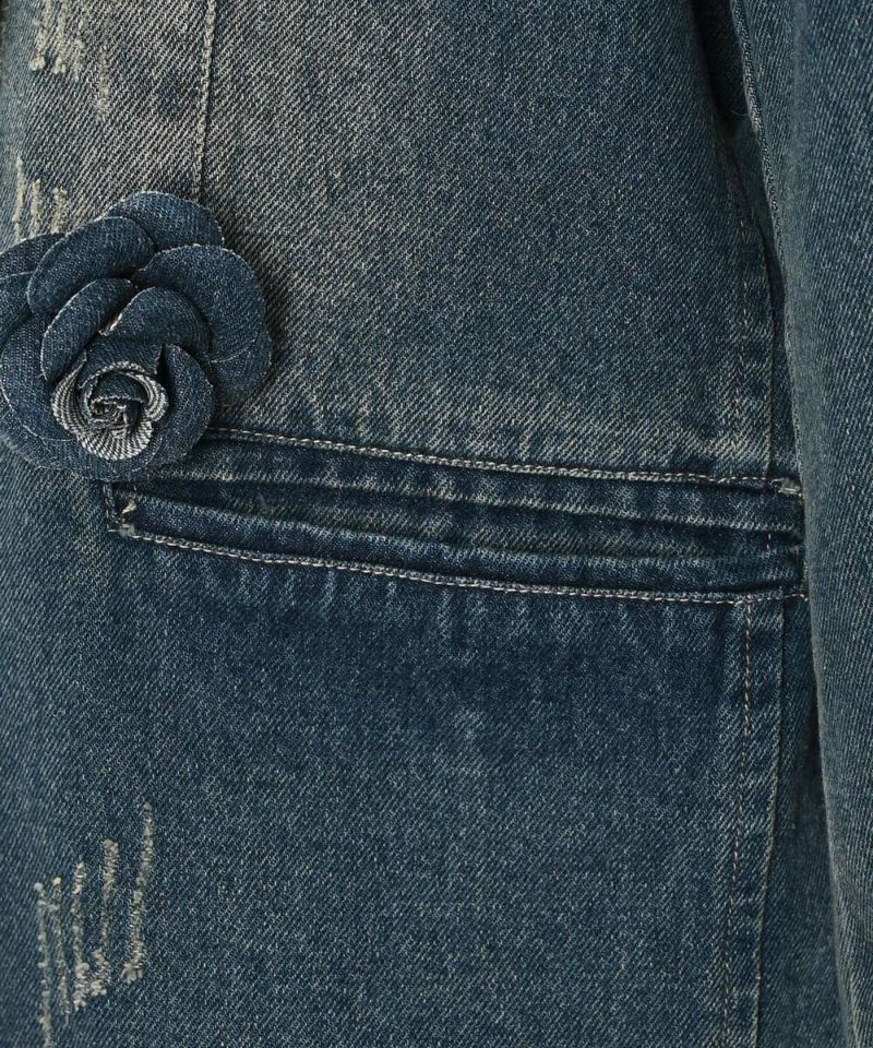 デニムフラワージャケット | Narcissus WEB STORE