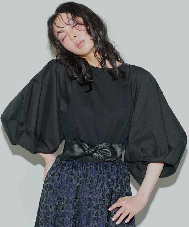 ブラウス シャツ 「SINN」ランタンスリーブトップス レディース ランタンスリーブトップス | Narcissus WEB STORE