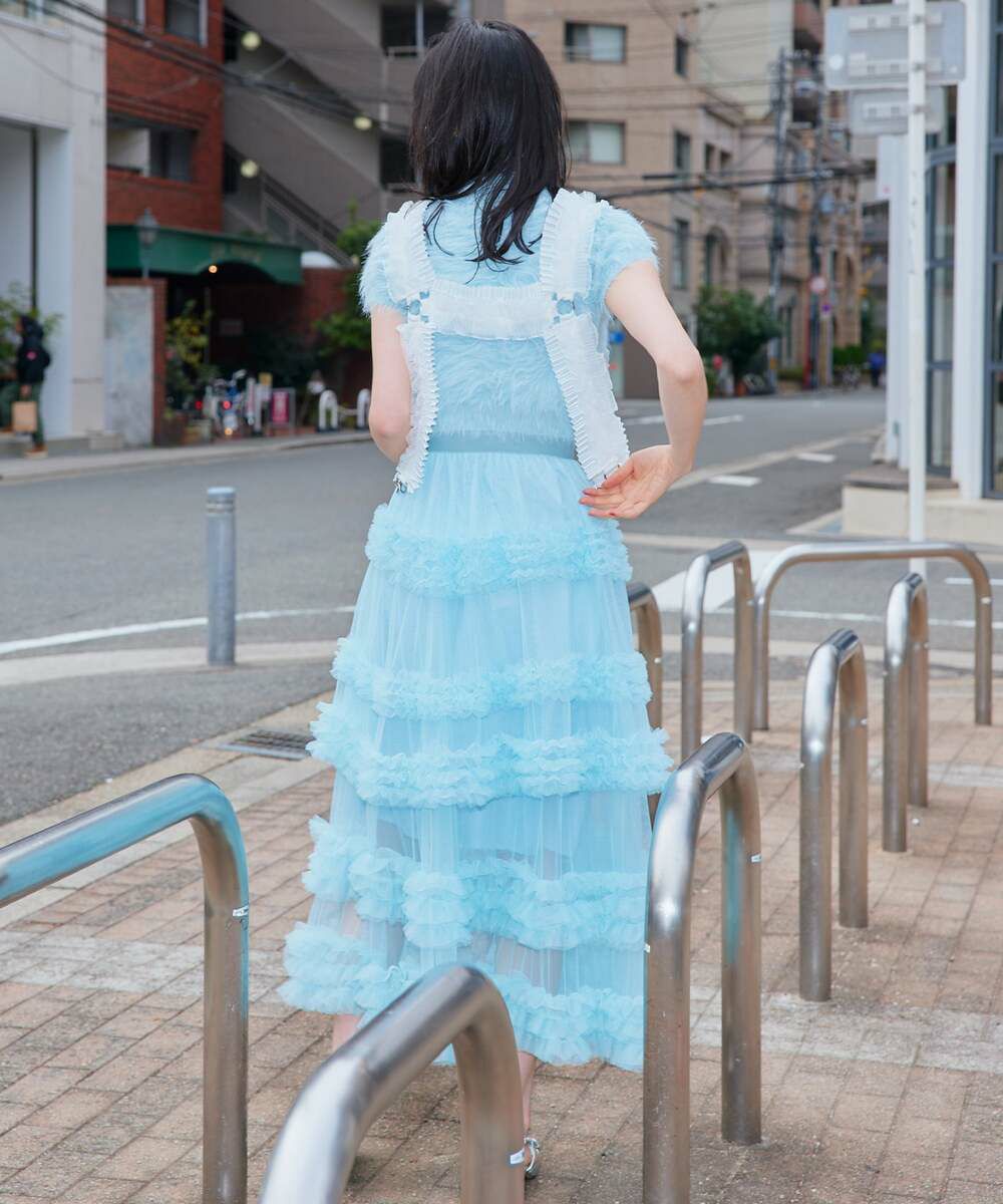 SINN Narcissus ナルシス チュール ビーズ ハーネス ビスチェ SINN Narcissus ナルシス チュール ビーズ ハーネス ビスチェ