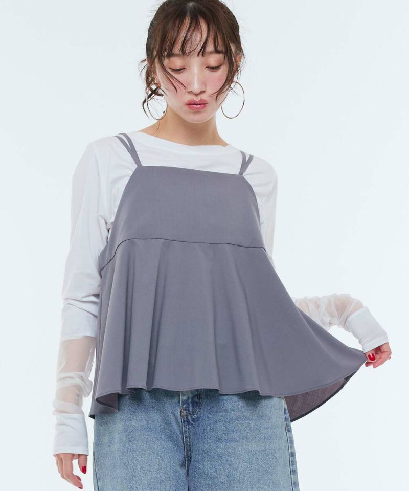 ストラップフリルキャミソール | Narcissus WEB STORE