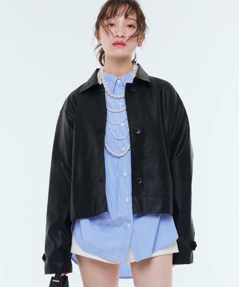 レザーショートジャケット | Narcissus WEB STORE