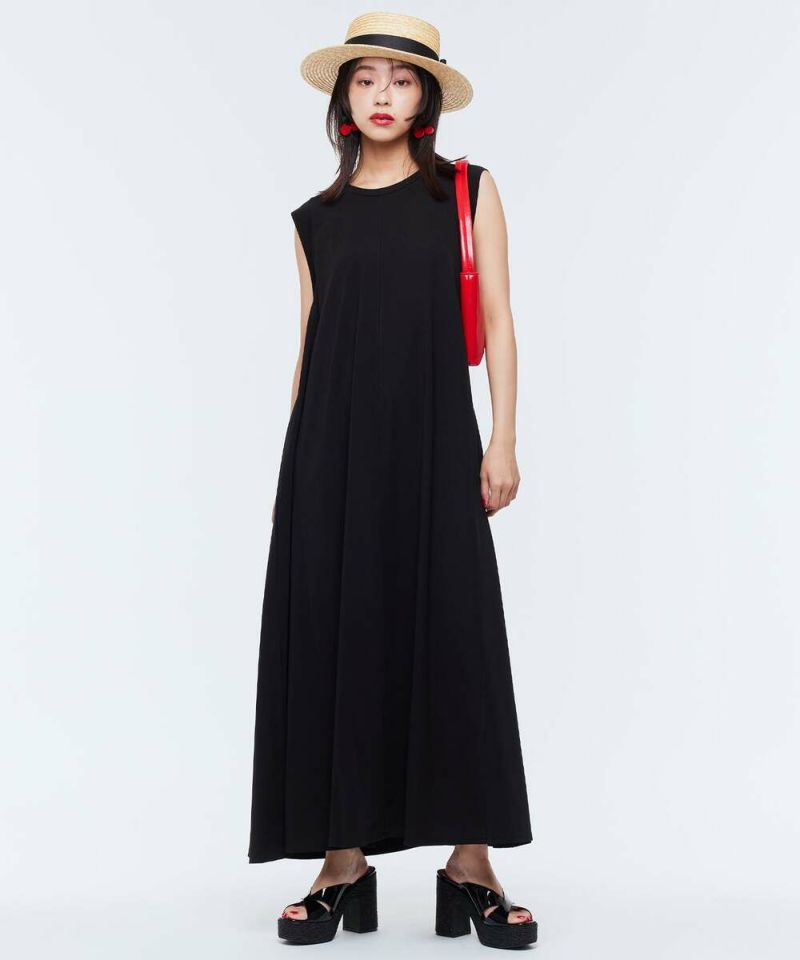 SUPREMO テクニカルジャージ ノースリーブ ロングワンピース ノースリーブロングワンピース | Narcissus WEB STORE