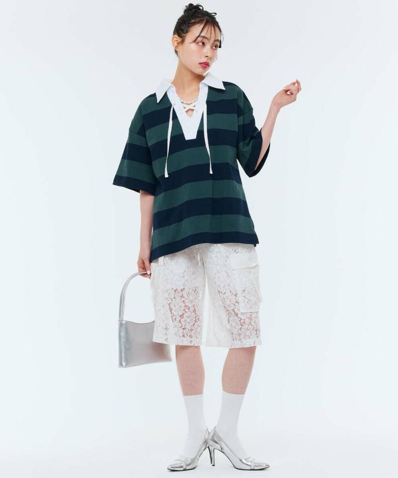 lace half pants レース Lace Half Pants｜MIKAGE SHIN