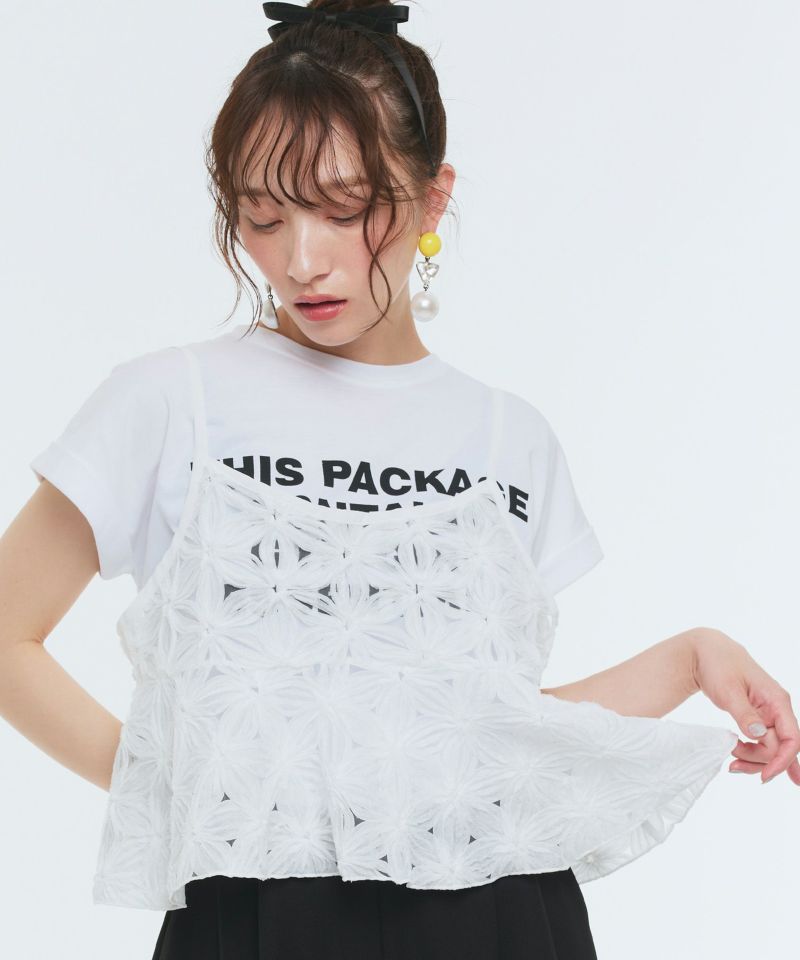 キャミソール 「Narcissus」フラワーキャミソール フラワーキャミソール | Narcissus WEB STORE