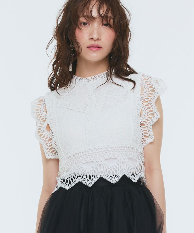 レースノースリトップス | Narcissus WEB STORE