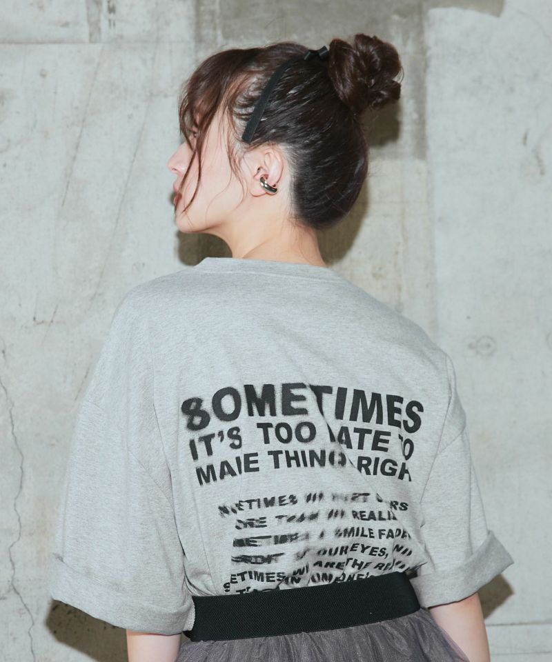 ロゴオーバーTシャツ | Narcissus WEB STORE