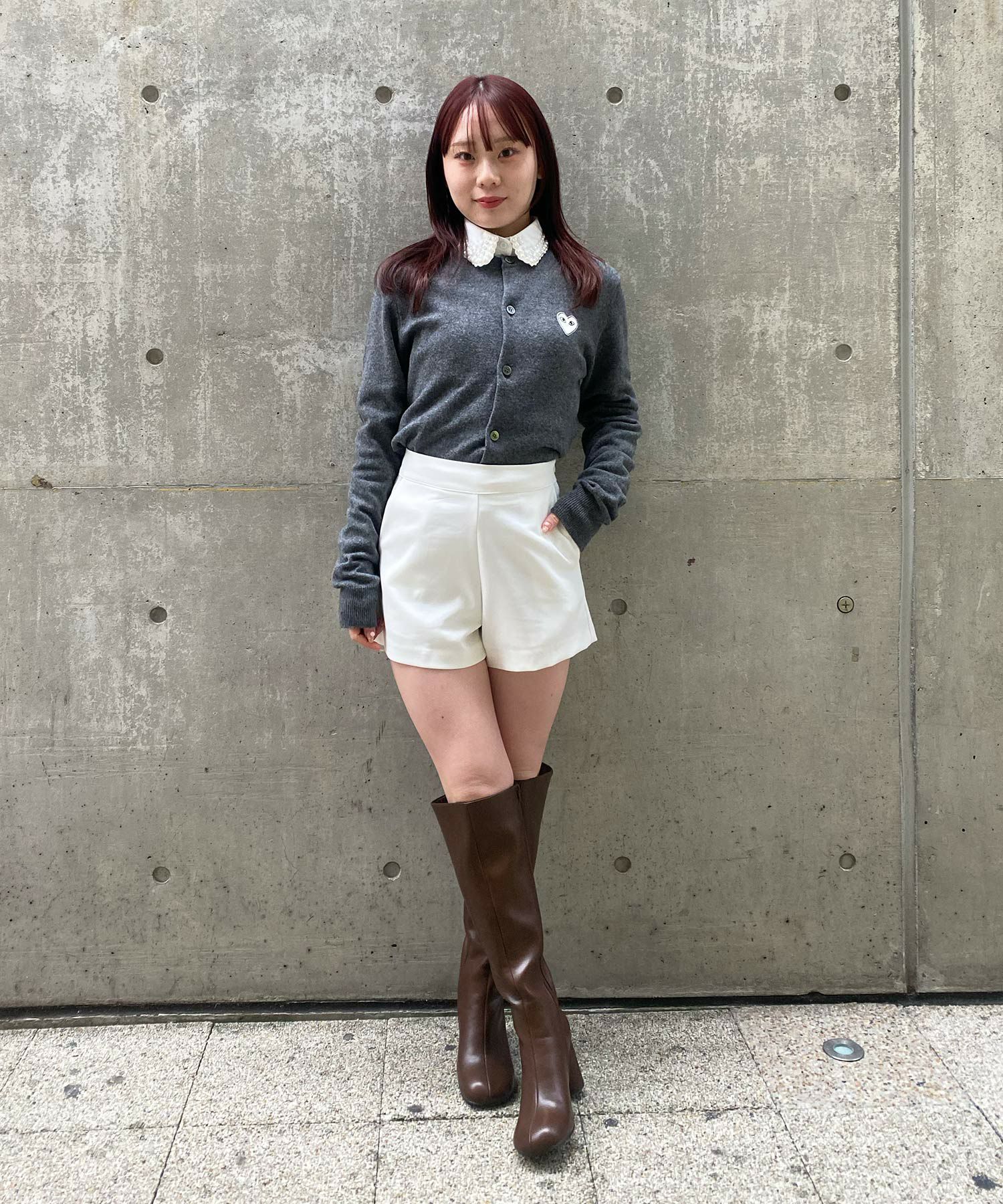 STAFF：MIKU(155cm/骨格ナチュラル)