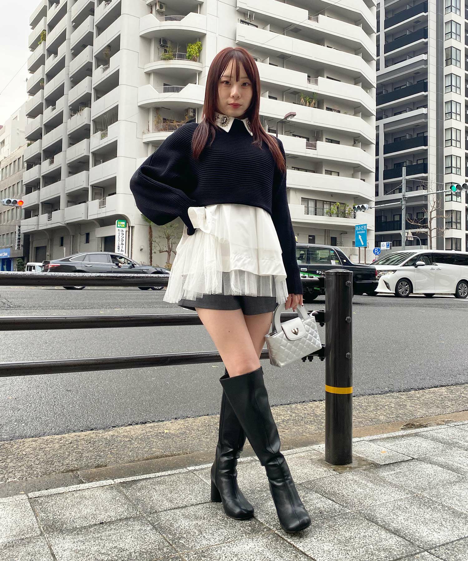 STAFF：MIKU(155cm/骨格ナチュラル)