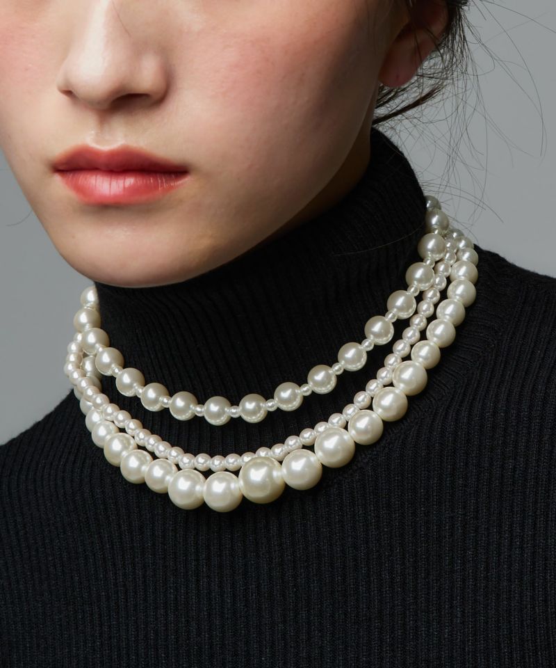 パール3連ネックレス | Narcissus WEB STORE