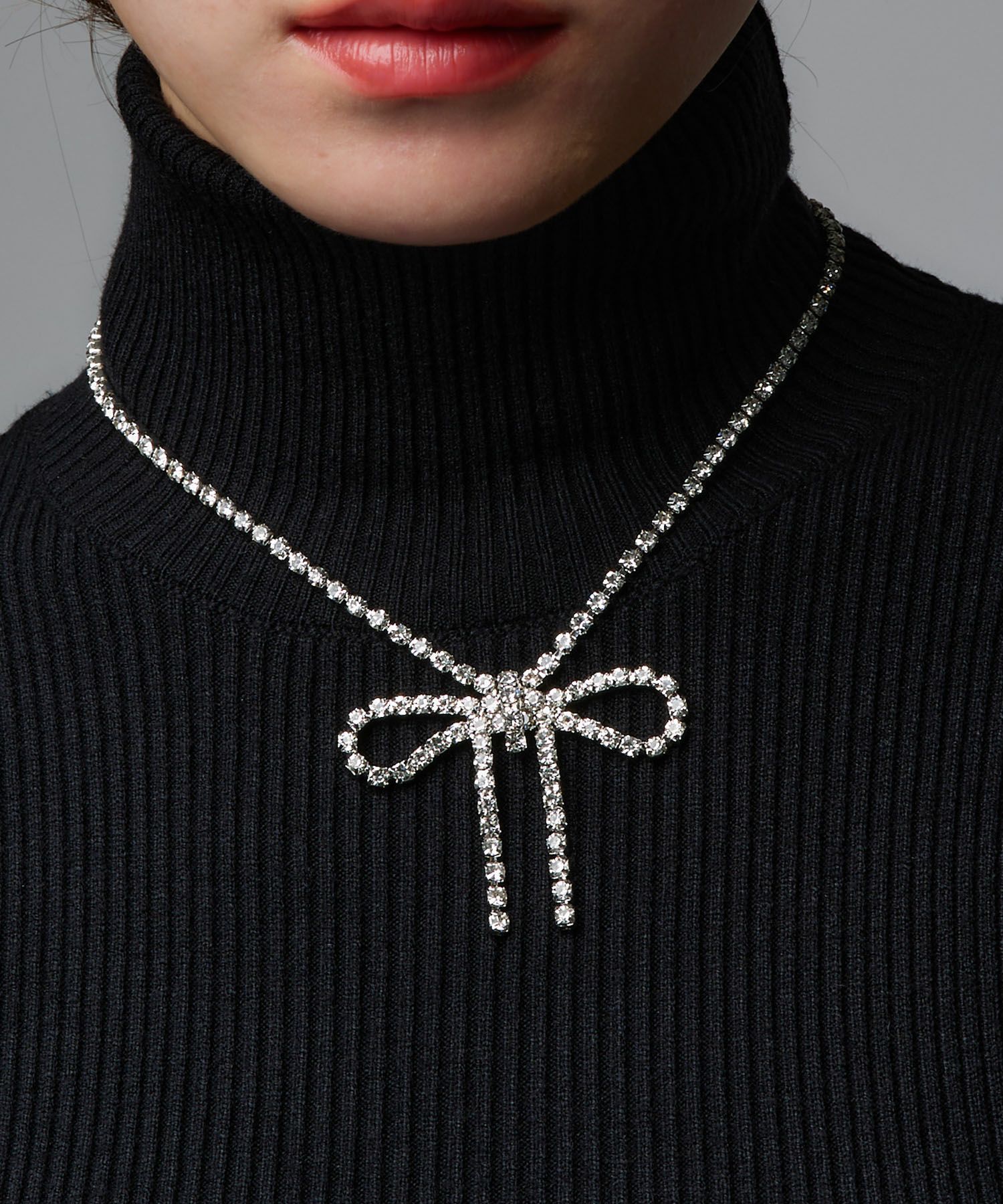 Narcissusリボンビジューネックレス | Narcissus WEB STORE