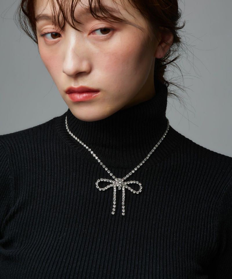 リボンビジューネックレス | Narcissus WEB STORE
