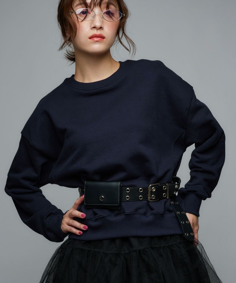 MARNI クロップドスウェット ブラック クロップドスウェット | Narcissus WEB STORE