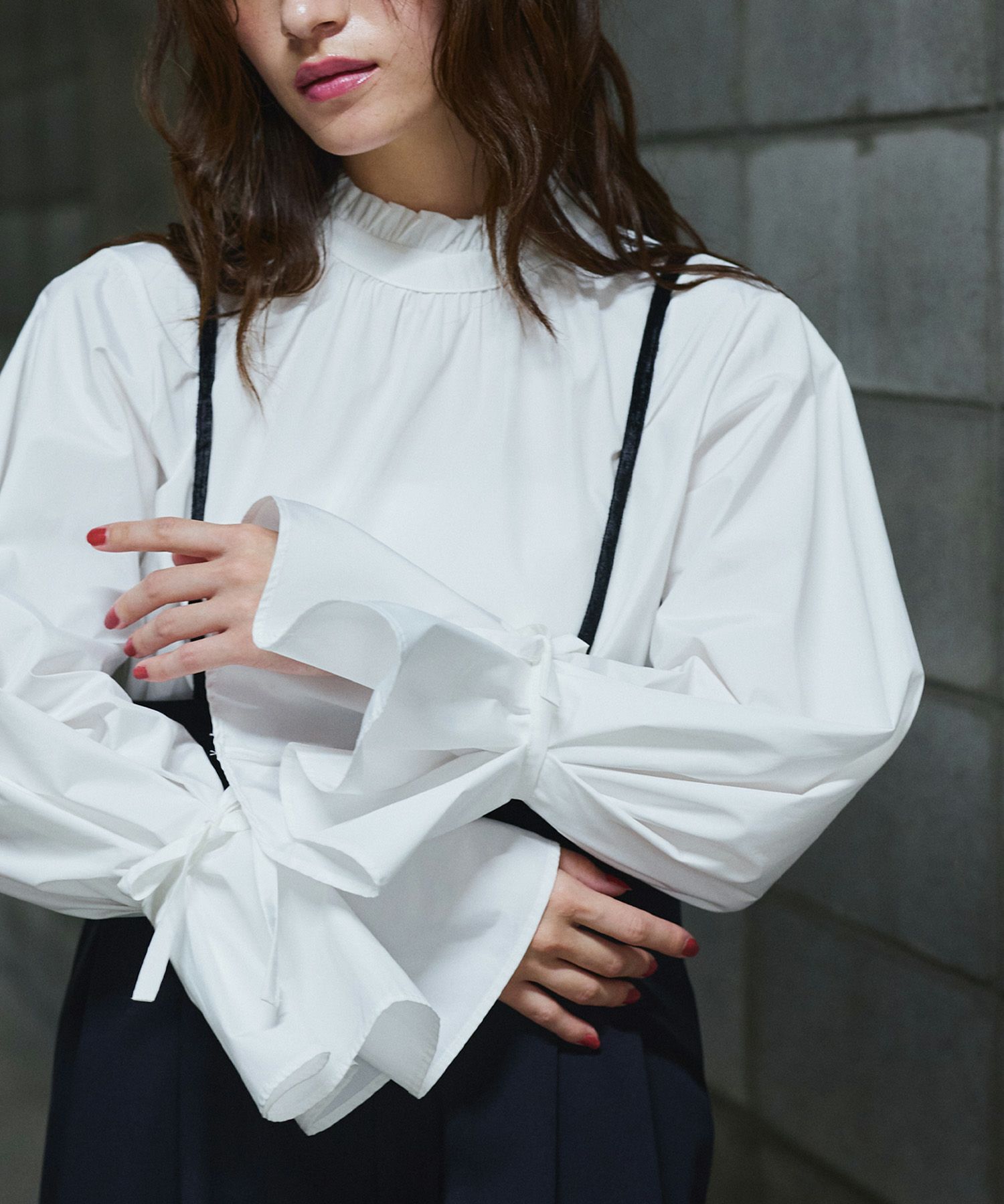 【Moomin】2WAYタイブラウス(ホワイト) Moomin】2WAYタイブラウス(ホワイト) Moomin様専用】2WAYタイブラウス