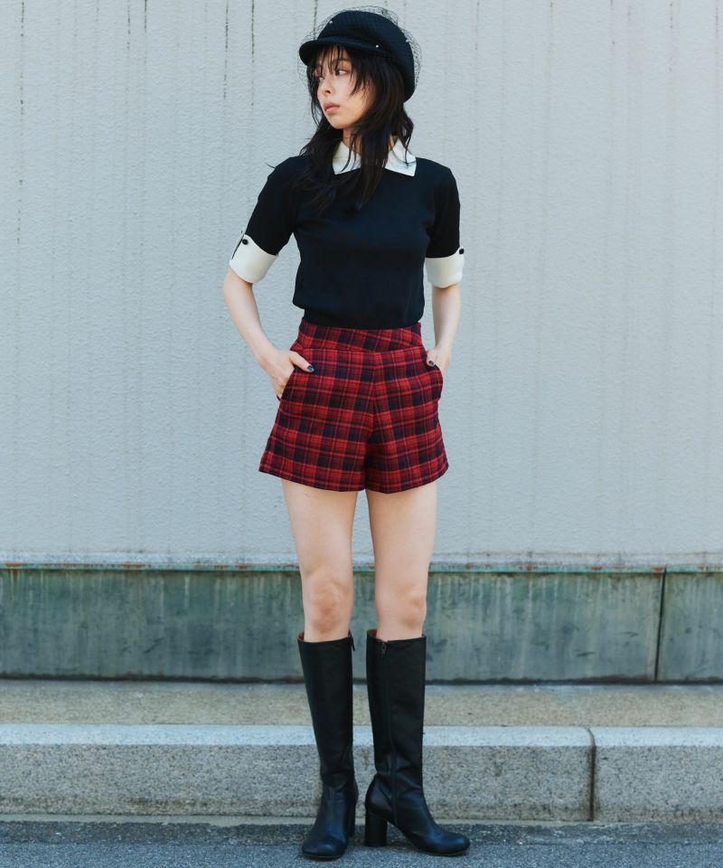 チェックショートパンツ | Narcissus WEB STORE