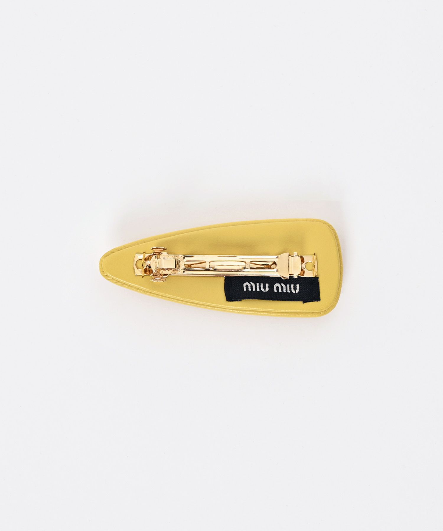 MIU MIU LADIESパテントレザーヘアクリップ | Narcissus WEB STORE