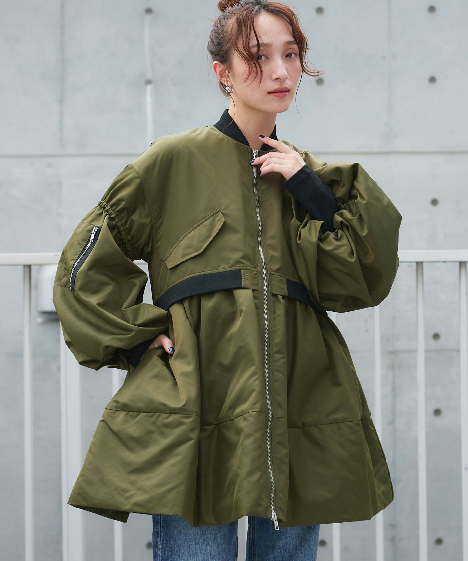 新品　ナルシス　Narcissus ボンバーMA-1ジャケット 000000005689-03.jpg