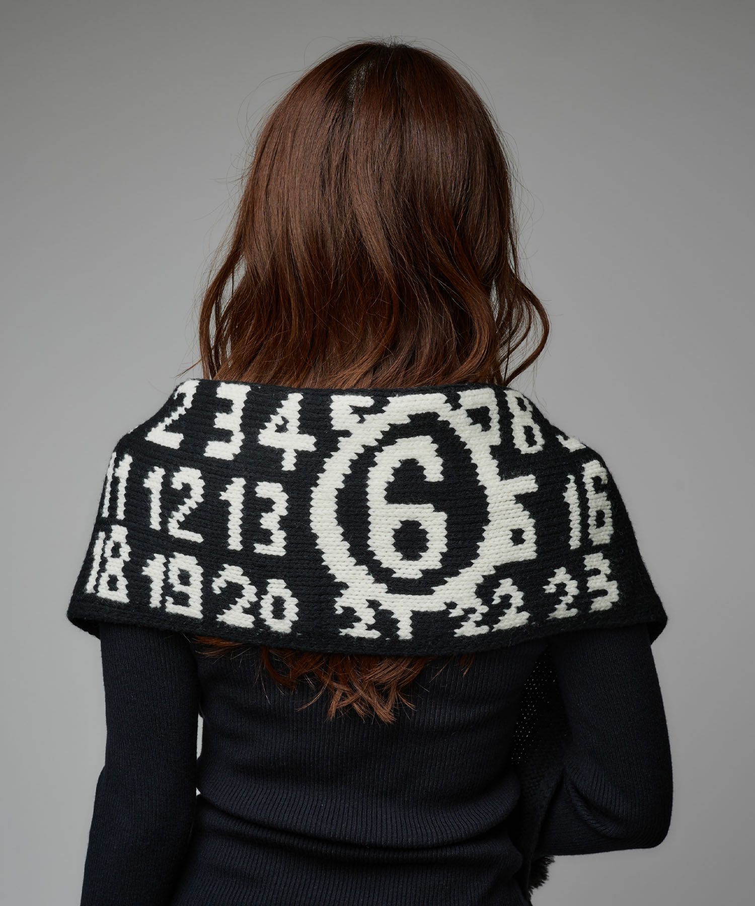MM6 Maison Margiela KIDSナンバーニットマフラー | Narcissus WEB STORE