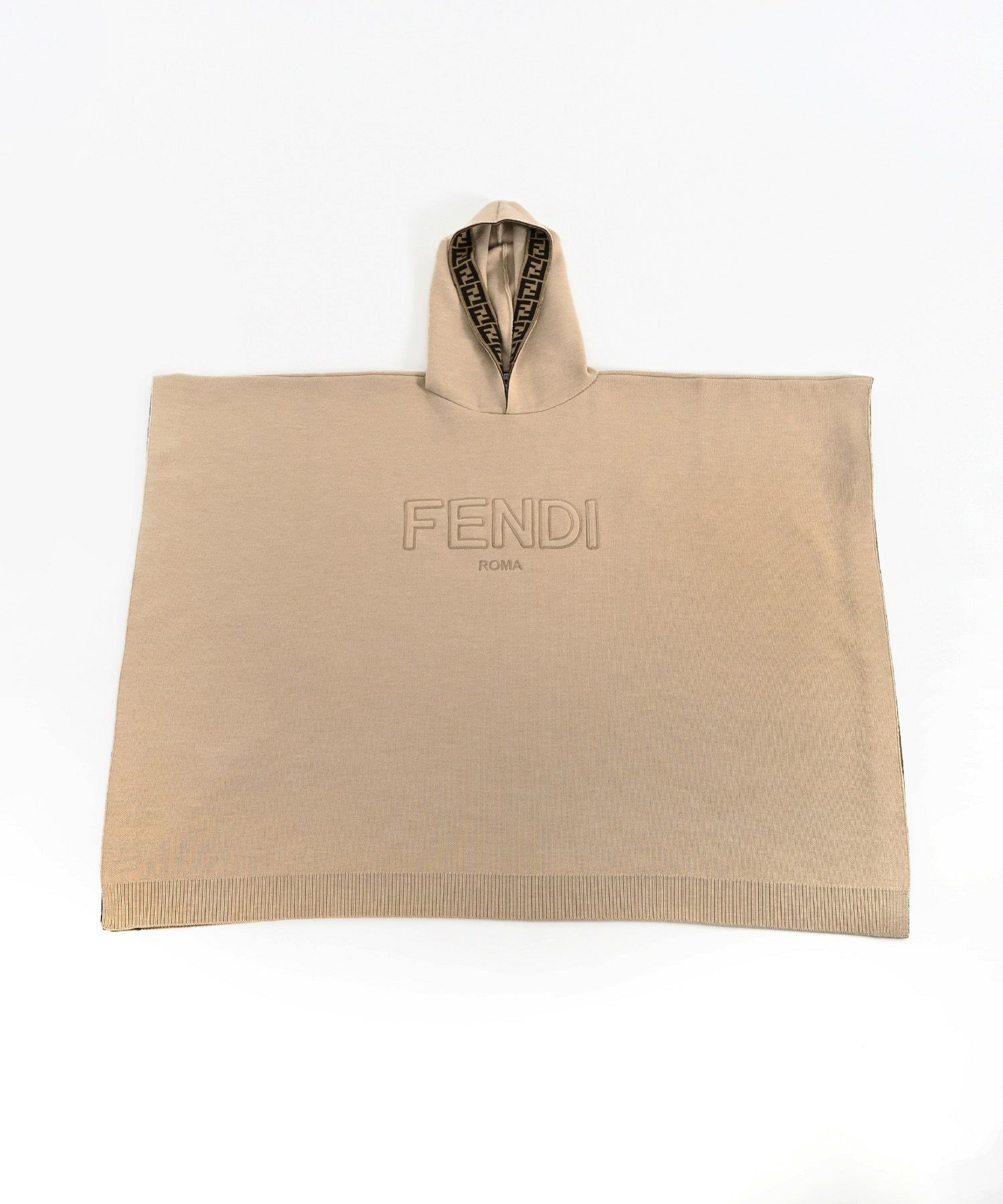 FENDI ROMA ポンチョ ベージュ Poncho Wool Beige | Fendi