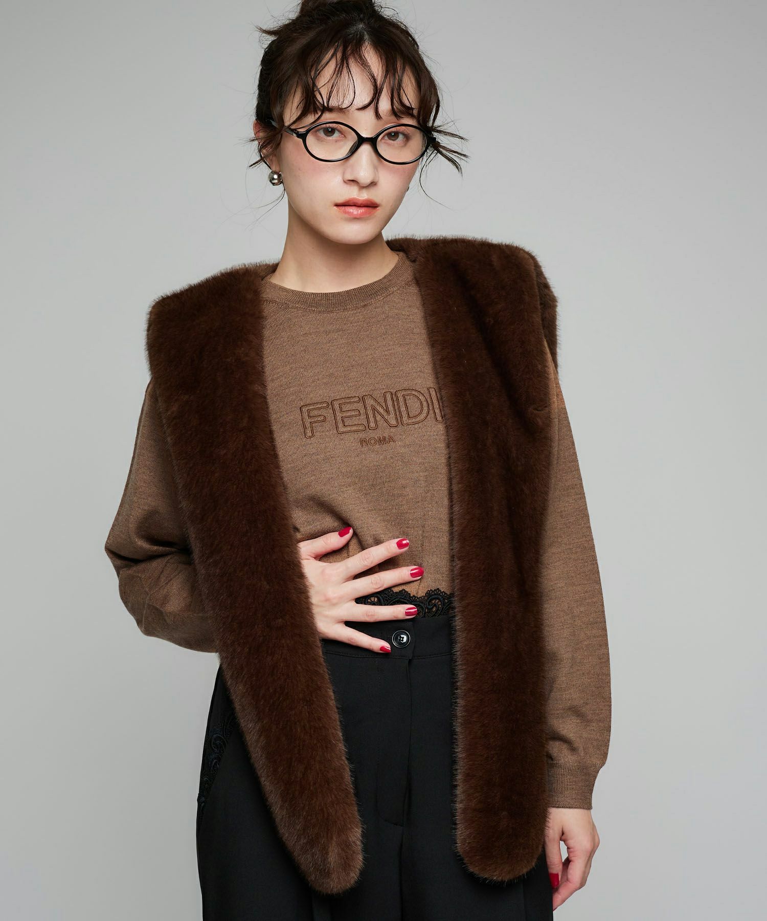Narcissus♡ファーショール Narcissusエコファーストール | Narcissus WEB STORE