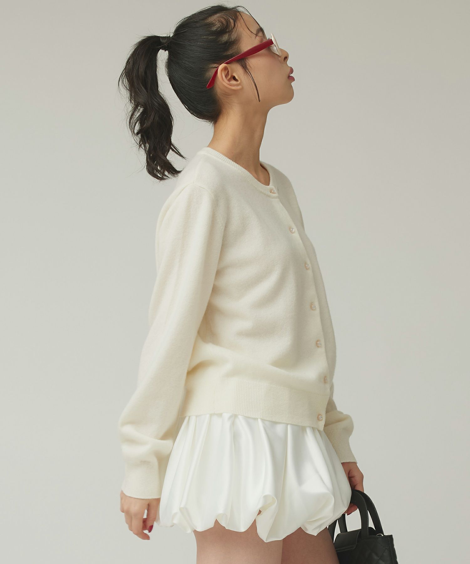 Narcissusクリアボタンカーディガン | Narcissus WEB STORE