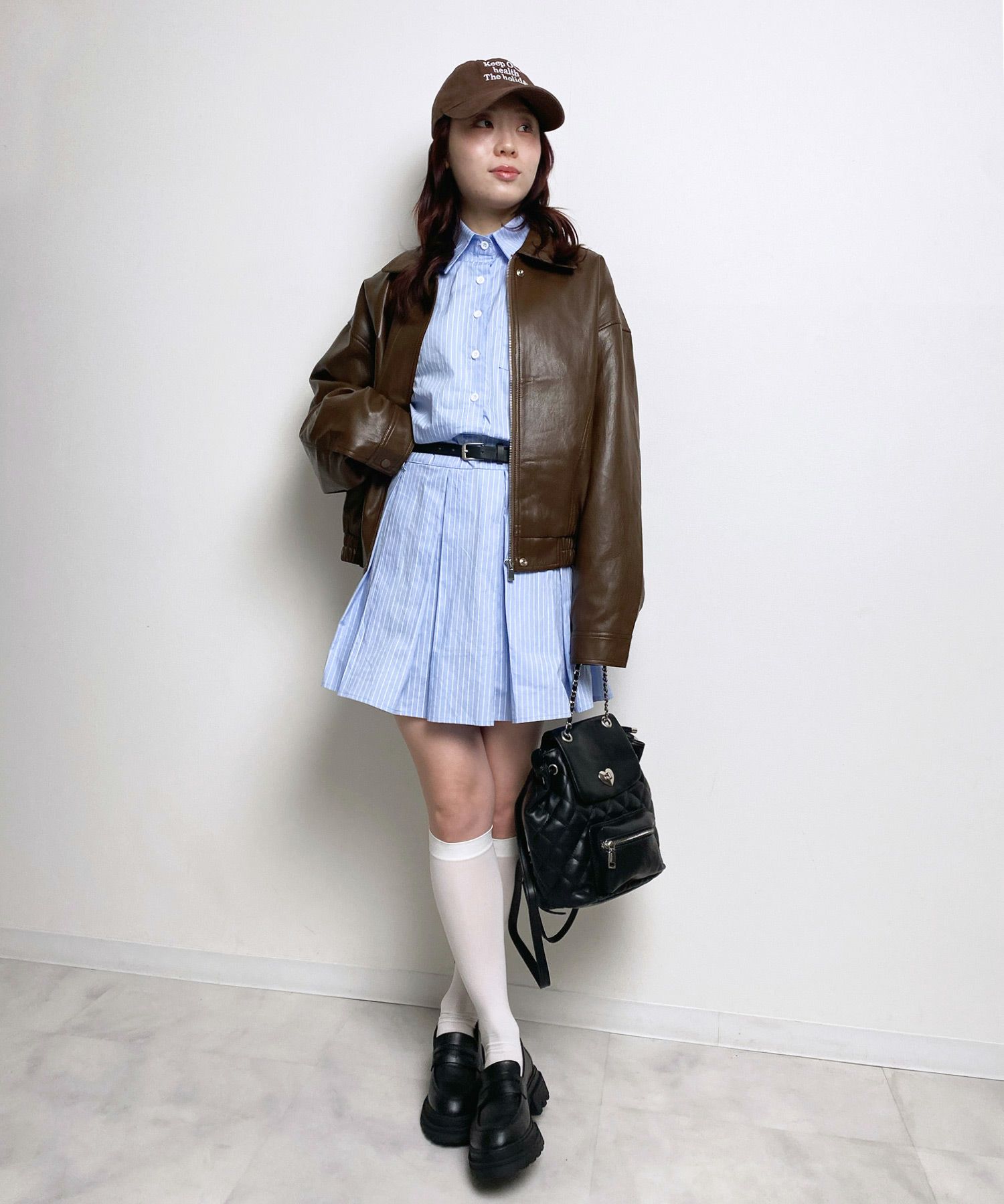 STAFF：MIKU(155cm/骨格ナチュラル)