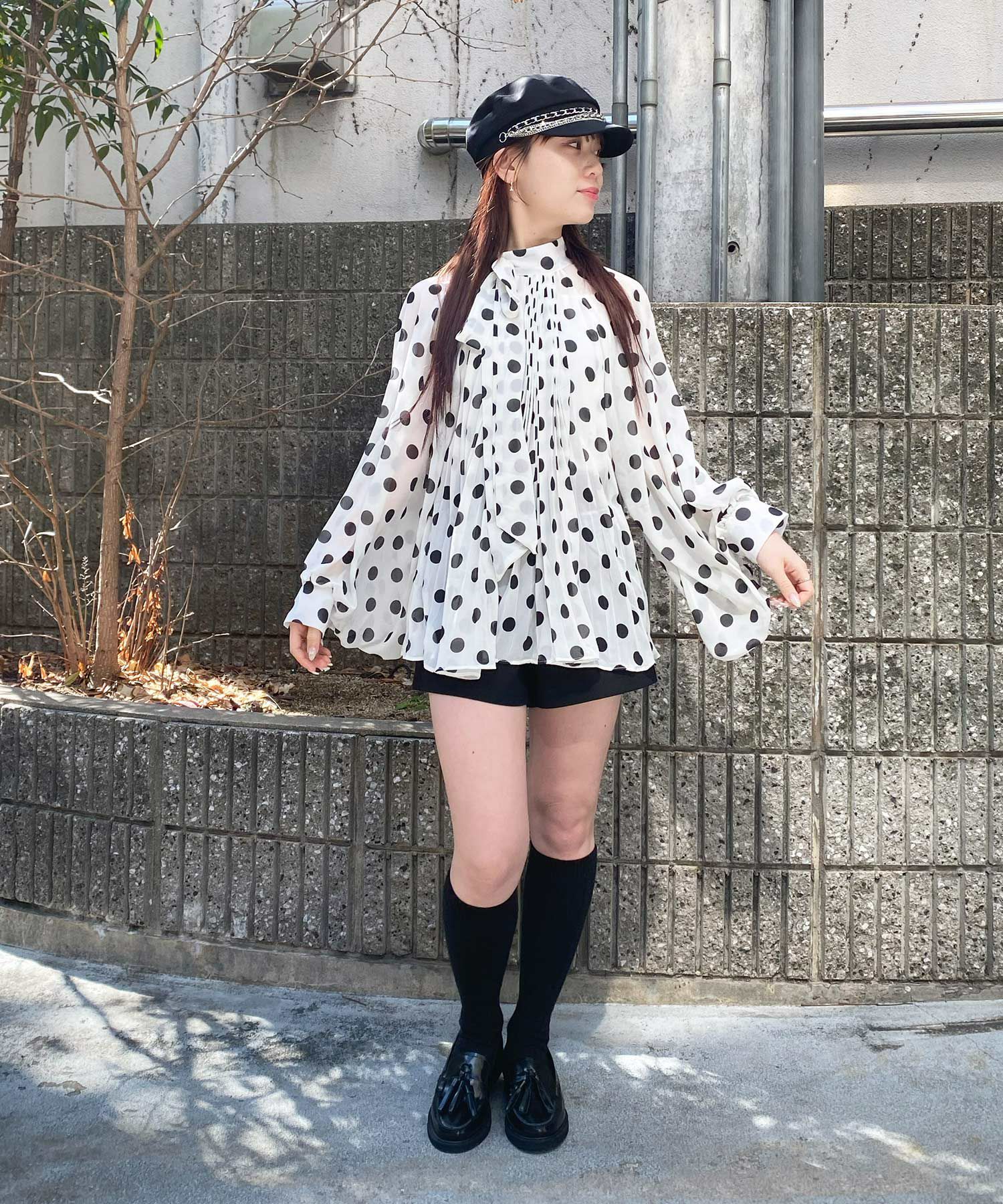 STAFF：MIKU(155cm/骨格ナチュラル)